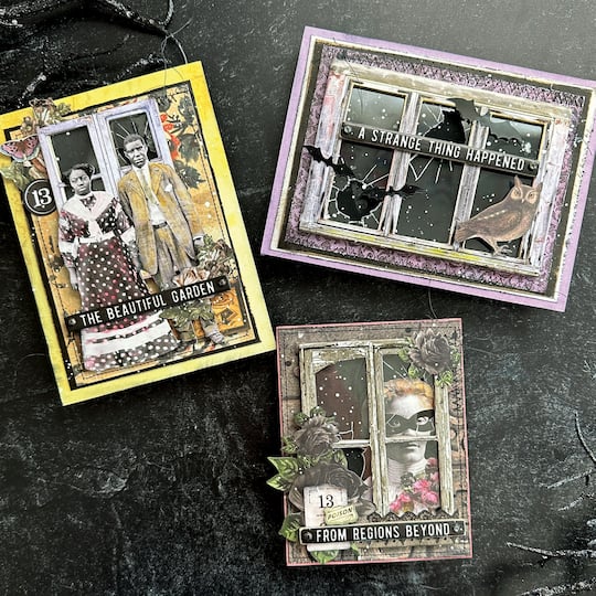 Tim Holtz® Idea-Ology Halloween Window & Bat Wing Transparencies
